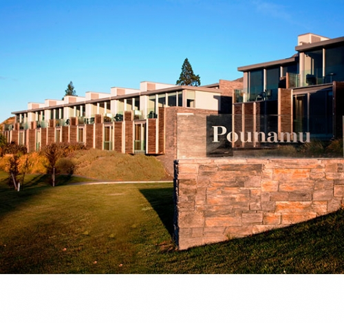 Pounamu Apartments in Autumn