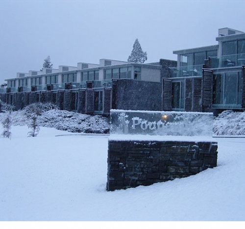 Pounamu Apartments in Winter